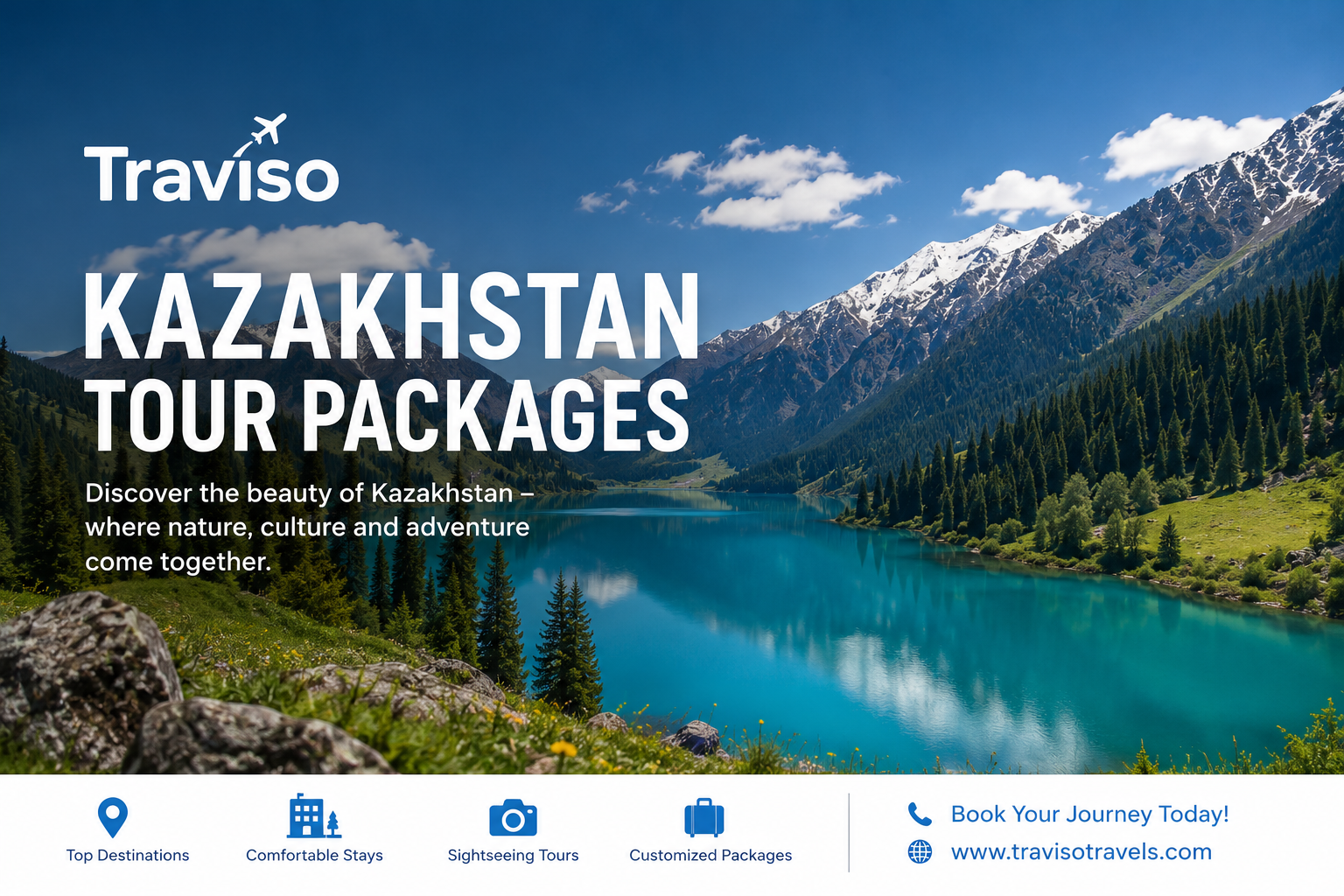 Kazakhstan Tour Packages Almaty, Charyn Canyon, Astana & scenic landscapes