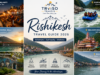 Rishikesh Travel Guide 2026 by Traviso Travels showcasing top attractions, adventure activities, spirituality, and nature experiences.