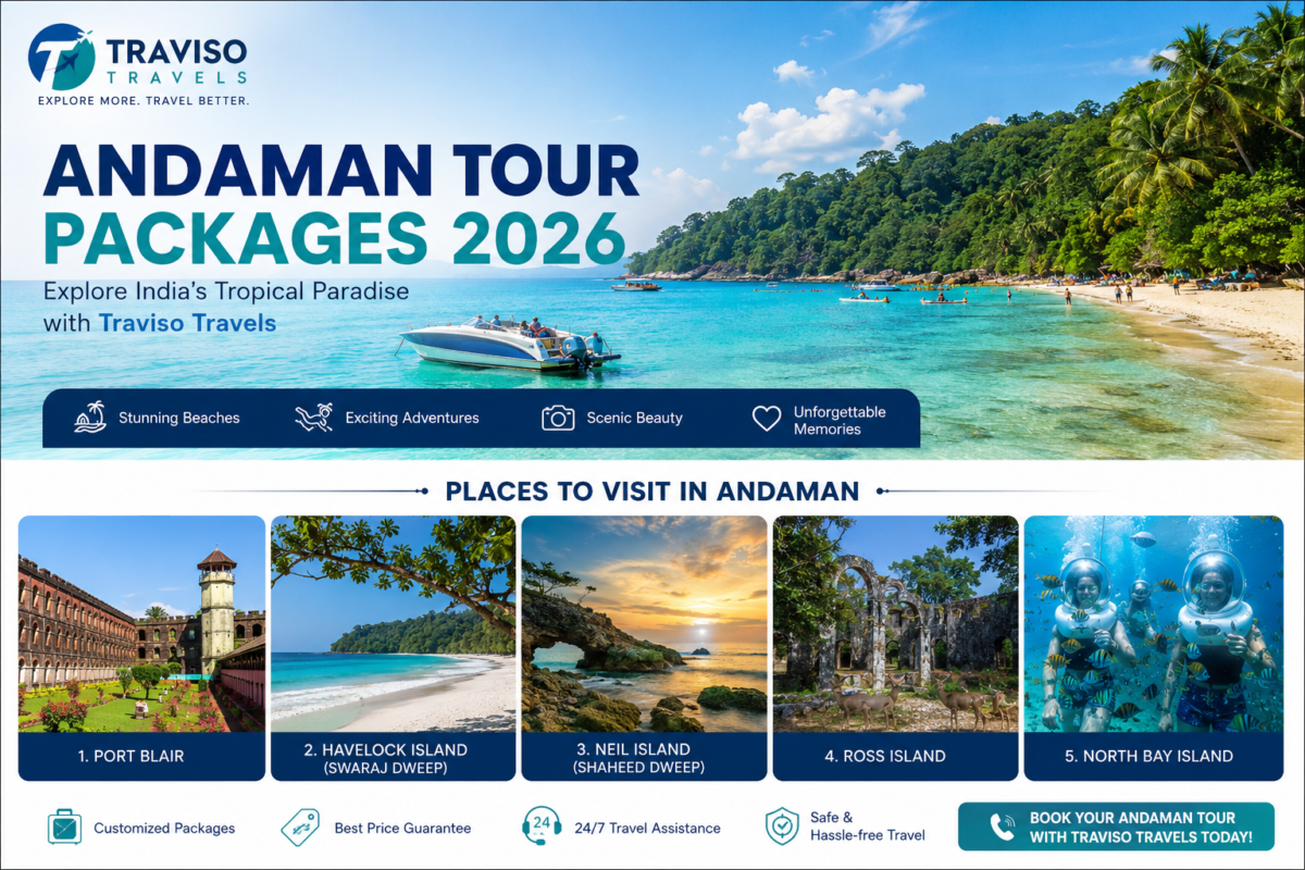 Andaman Tour Packages 2026 Traviso Travels