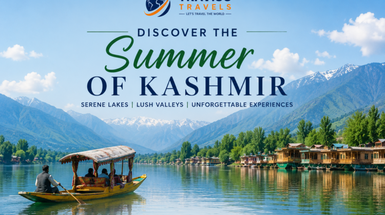 Snow-covered Kashmir landscape featuring Gulmarg, Srinagar Dal Lake, Pahalgam, and Sonmarg during winter 2026.